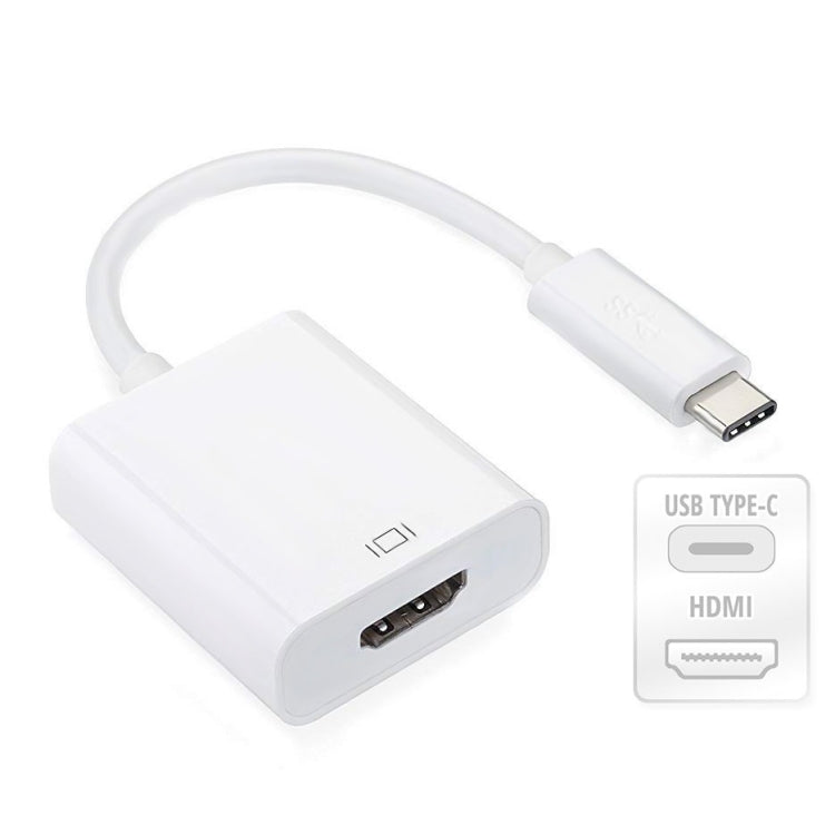 15cm USB-C / Type-C 3.1 Male to HDMI Female Adapter Cable, For Macbook 12 inch / Chromebook Pixel 2015 - Computer & Networking by buy2fix | Online Shopping UK | buy2fix