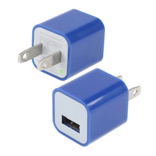 US Plug USB Charger(Dark Blue) - Apple Accessories by buy2fix | Online Shopping UK | buy2fix