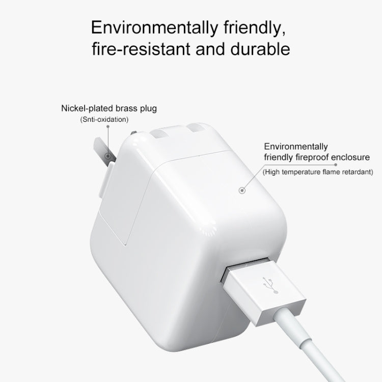 2.1A USB Power Adapter Travel Charger, AU Plug(White) - Apple Accessories by buy2fix | Online Shopping UK | buy2fix