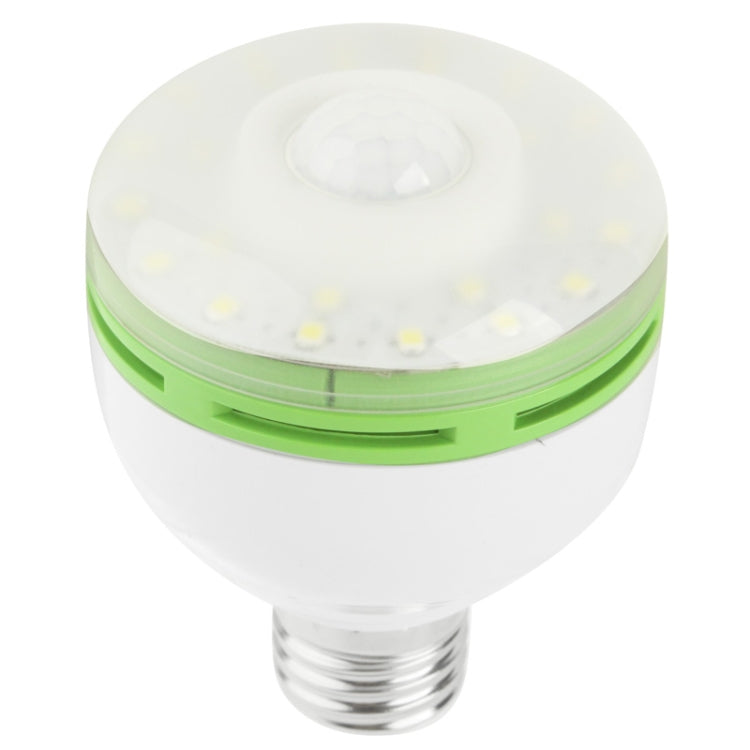 6W Human Sensor Light Lamp, White Light, 48 LED, Base Type: E27 - Sensor LED Lights by buy2fix | Online Shopping UK | buy2fix