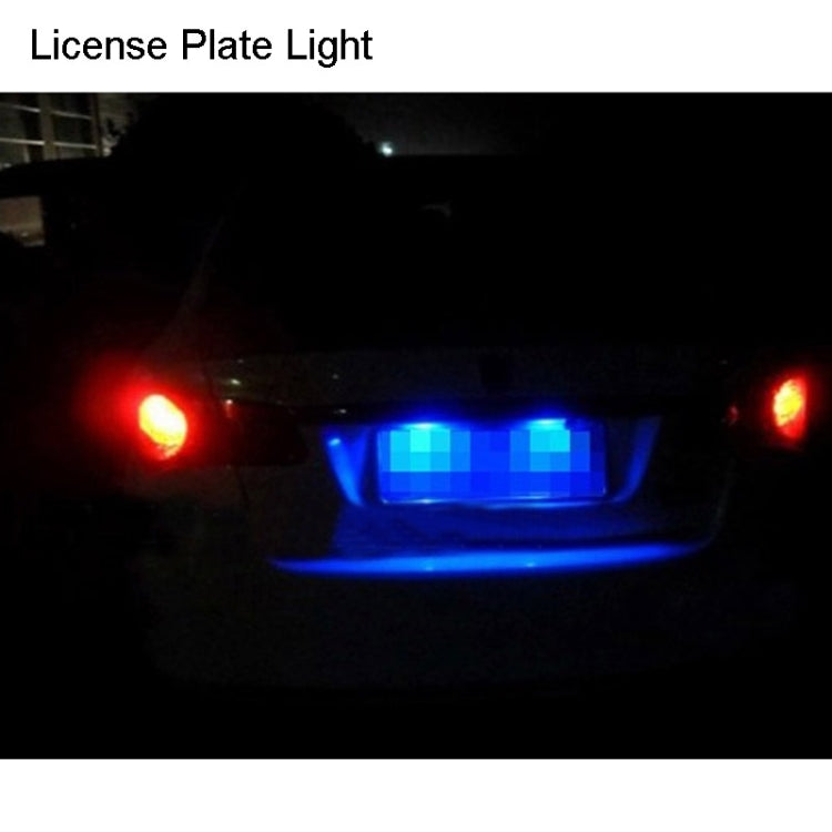 2 PCS T10 1.5W 60LM 1 LED Blue COB LED Brake Light for Vehicles, DC12V(Blue) - Instrument Lights by buy2fix | Online Shopping UK | buy2fix