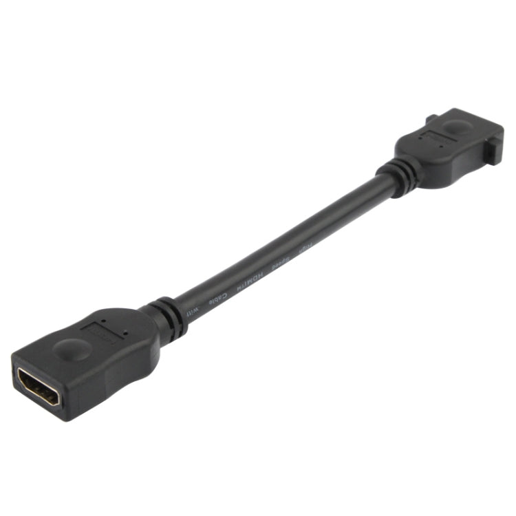 18cm 19 Pin Female to Female HDMI Cable(Black) - Cable by buy2fix | Online Shopping UK | buy2fix