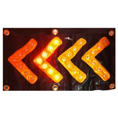 36 LED Car Safety Hazard Traffic Direction Signal Sign - In Car by buy2fix | Online Shopping UK | buy2fix