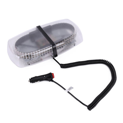 25W 240 LED Vehicle Roof Top Emergency Hazard Warning Strobe Light, Yellow and White Light - In Car by buy2fix | Online Shopping UK | buy2fix