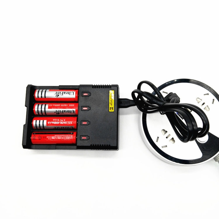 Universal Lithium Battery Charger for 26650 / 22650 / 18650 / 17670 / 18490 / 17500 / 17335 / 16340 / 14500 / 10440 (100V - 240V)(Black) - Consumer Electronics by buy2fix | Online Shopping UK | buy2fix