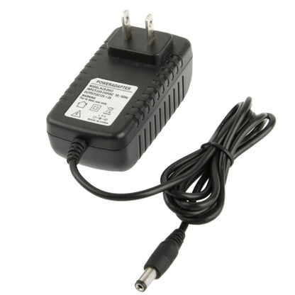 High Quality US Plug AC 100-240V to DC 12V 2A Power Adapter, Tips: 5.5 x 2.1mm, Cable Length: 1m(Black) - Consumer Electronics by buy2fix | Online Shopping UK | buy2fix