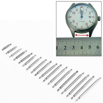 8-25mm Stainless Steel Ears Kit Watch Repair Tool Watch Band Spring Bars - Watch Repair Tools by buy2fix | Online Shopping UK | buy2fix