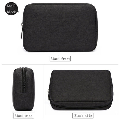 Multi-functional Headphone Charger Data Cable Storage Bag Power Pack, Size: S, 17 x 11.5 x 5.5cm (Black) - Other by buy2fix | Online Shopping UK | buy2fix