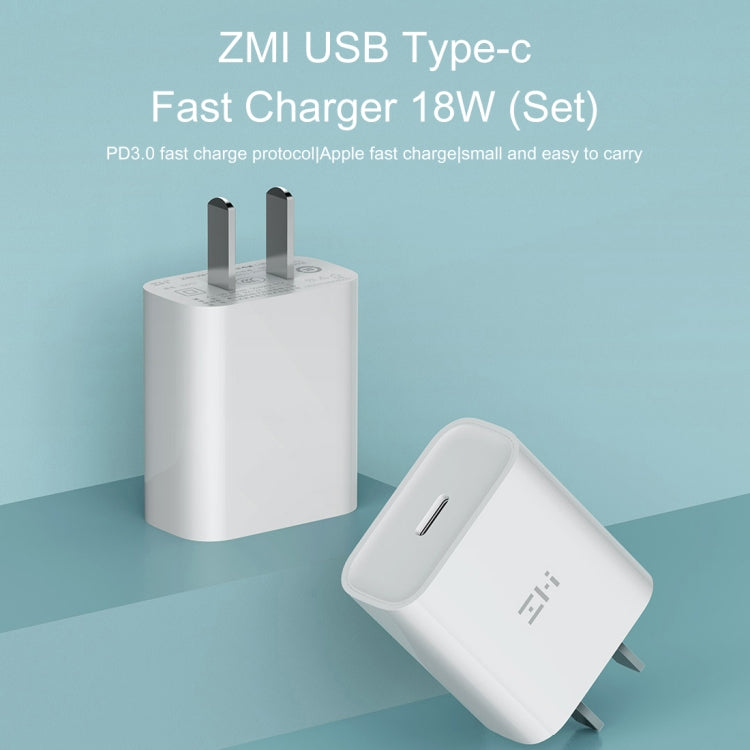 Original Xiaomi Youpin ZMI 20W Type-C / USB-C Quick Charger Power Adapter, US Plug(White) - USB Charger by Xiaomi | Online Shopping UK | buy2fix