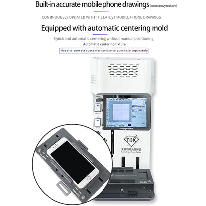 TBK958B Automatic Mini Laser Marking Screen Separater Repair Machine - Repair Platform by TBK | Online Shopping UK | buy2fix