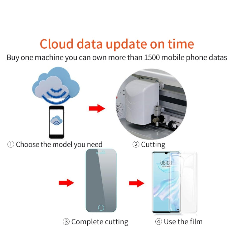 Intelligent Touch LCD Screen Flexible TPU Hydraulic Film Protector Cutter Machine - Phone Film Cutter by mietubl | Online Shopping UK | buy2fix
