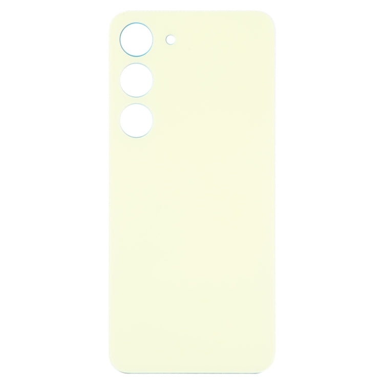 For Samsung Galaxy S23 SM-S911B OEM Glass Battery Back Cover(Yellow) - Repair & Spare Parts by buy2fix | Online Shopping UK | buy2fix