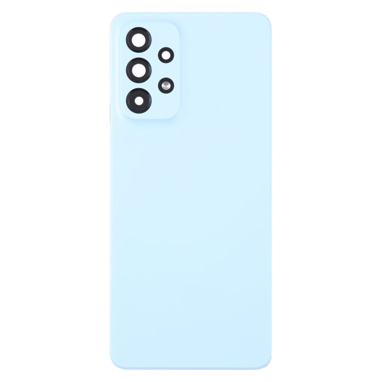 For Samsung Galaxy A53 5G SM-A536B Original Battery Back Cover with Camera Lens Cover(Blue) -  by buy2fix | Online Shopping UK | buy2fix