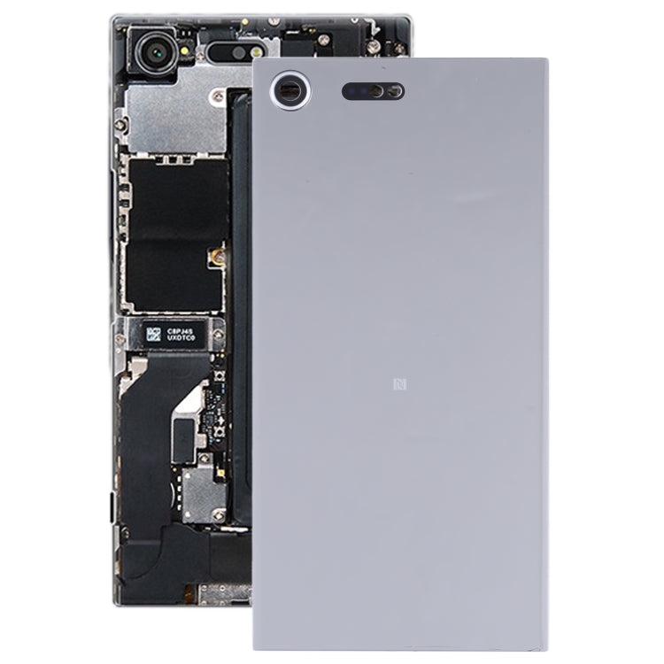 Original Battery Back Cover with Camera Lens for Sony Xperia XZ Premium(Grey) - Back Cover by buy2fix | Online Shopping UK | buy2fix