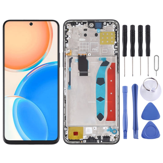 Original LCD Screen and Digitizer Full Assembly with Frame for Honor X8 (Black) - LCD Screen by buy2fix | Online Shopping UK | buy2fix
