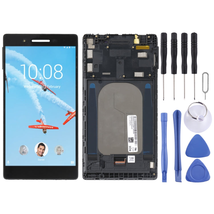 Original LCD Screen For Lenovo Tab 7 TB-7504N TB-7504X TB-7504F TB-7504 Digitizer Full Assembly with Frame(Black) - LCD Screen by buy2fix | Online Shopping UK | buy2fix