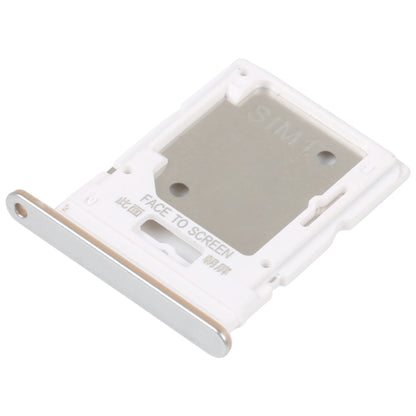 SIM Card Tray + Micro SD Card Tray For Xiaomi Redmi Note 11 Pro 4G/Redmi Note 11 Pro 5G/Redmi Note 11E Pro/Redmi Note 11 Pro+ 5G India/Poco X4 Pro 5G (White) - Card Tray by buy2fix | Online Shopping UK | buy2fix