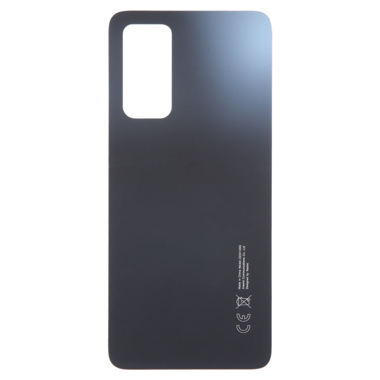 For Xiaomi 12 Lite Glass Battery Back Cover(Black) - Back Cover by buy2fix | Online Shopping UK | buy2fix