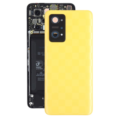 For Realme GT Neo 3T Original Battery Back Cover with Camera Lens Cover(Yellow) - Back Cover by buy2fix | Online Shopping UK | buy2fix