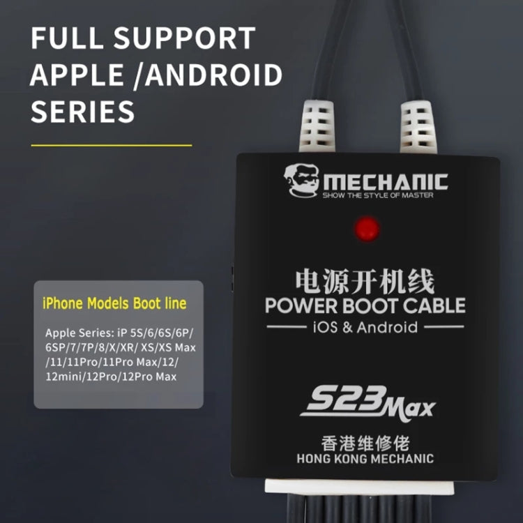 Mechanic S23 Max Power Supply Test Cable for Android / iOS - Test Tools by MECHANIC | Online Shopping UK | buy2fix