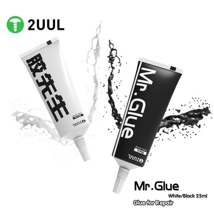 2UUL Mr Glue 25ml Strong Adhesive for Repair (White) - Repair & Spare Parts by 2UUL | Online Shopping UK | buy2fix