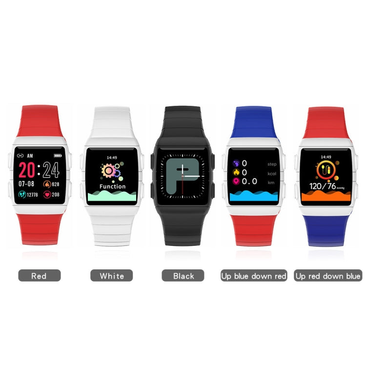 SANDA CR11 1.3 inch Screen Smart Watch IP68 Waterproof,Support Call Reminder /Heart Rate Monitoring/Blood Pressure Monitoring/Sedentary Reminder(Blue Red) - Smart Wear by SANDA | Online Shopping UK | buy2fix