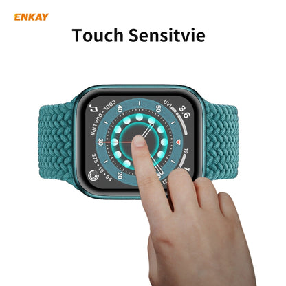 For Apple Watch 6/5/4/SE 44mm 10 PCS ENKAY Hat-Prince 3D Full Screen Soft PC Edge + PMMA HD Screen Protector Film - Watch Cases by ENKAY | Online Shopping UK | buy2fix