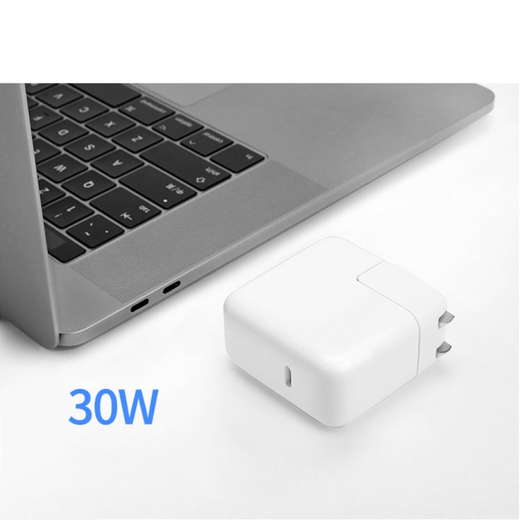 2 in 1 PD3.0 30W USB-C / Type-C Travel Charger with Detachable Foot + PD3.0 3A USB-C / Type-C to USB-C / Type-C Fast Charge Data Cable Set, Cable Length: 2m, US Plug - Mobile Accessories by buy2fix | Online Shopping UK | buy2fix