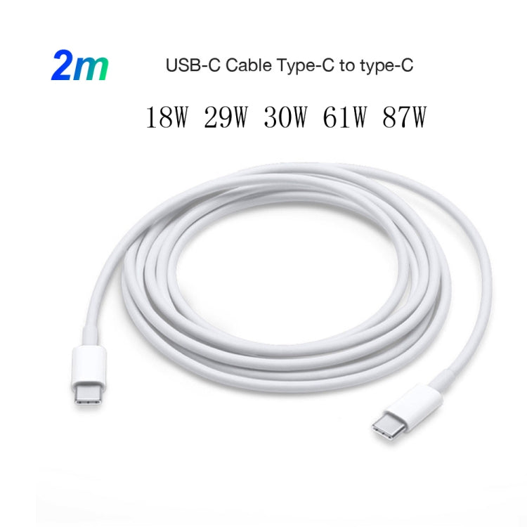 2 in 1 PD3.0 30W USB-C / Type-C Travel Charger with Detachable Foot + PD3.0 3A USB-C / Type-C to USB-C / Type-C Fast Charge Data Cable Set, Cable Length: 2m, US Plug - Mobile Accessories by buy2fix | Online Shopping UK | buy2fix