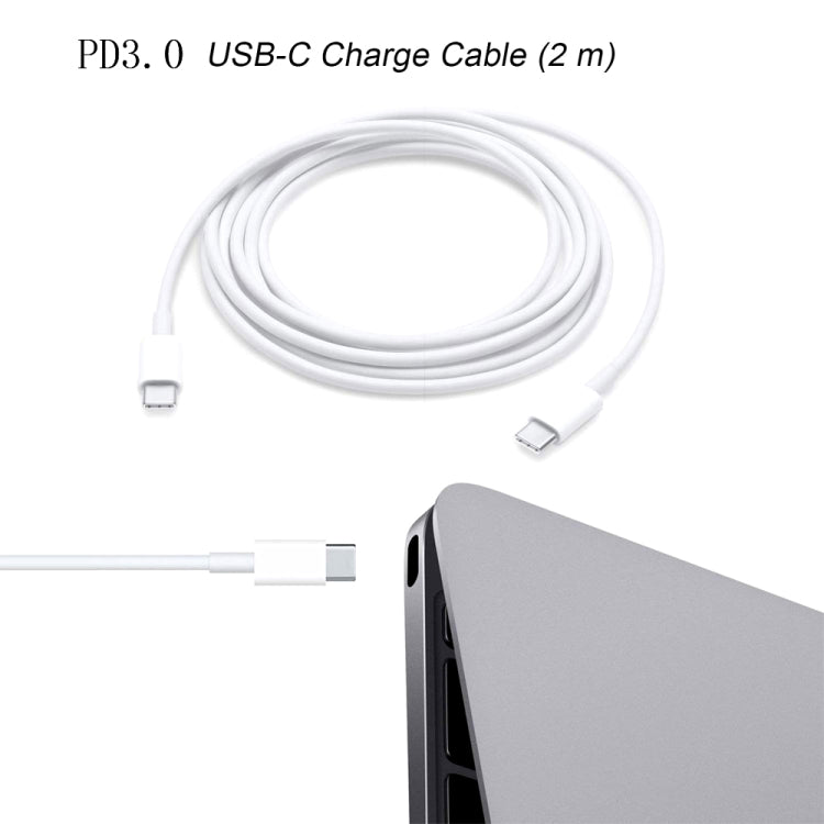 2 in 1 PD3.0 30W USB-C / Type-C Travel Charger with Detachable Foot + PD3.0 3A USB-C / Type-C to USB-C / Type-C Fast Charge Data Cable Set, Cable Length: 2m, US Plug - Mobile Accessories by buy2fix | Online Shopping UK | buy2fix