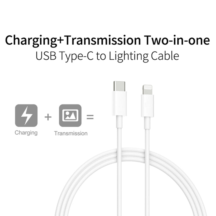 2 in 1 PD3.0 30W USB-C / Type-C Travel Charger with Detachable Foot + PD3.0 3A USB-C / Type-C to 8 Pin Fast Charge Data Cable Set, Cable Length: 2m, UK Plug - Mobile Accessories by buy2fix | Online Shopping UK | buy2fix