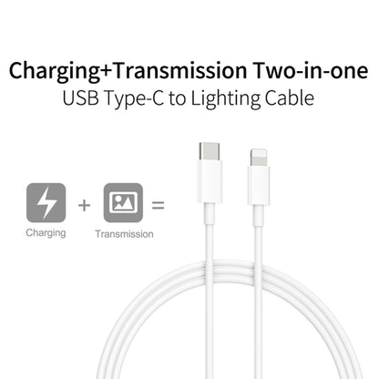 2 in 1 PD3.0 30W USB-C / Type-C Travel Charger with Detachable Foot + PD3.0 3A USB-C / Type-C to 8 Pin Fast Charge Data Cable Set, Cable Length: 2m, UK Plug - Mobile Accessories by buy2fix | Online Shopping UK | buy2fix