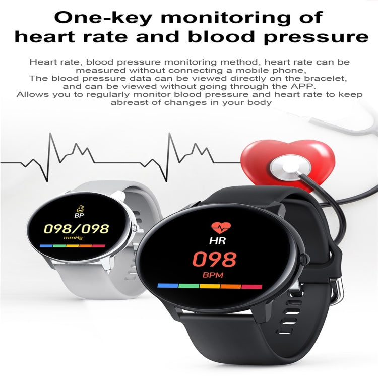 W68 1.4 inch Color Screen Smart Watch, IP68 Waterproof, Support Temperature Monitoring/Heart Rate Monitoring/Blood Pressure Monitoring/Sleep Monitoring/Predict Menstrual Cycle Intelligently(Black) - Smart Wear by buy2fix | Online Shopping UK | buy2fix