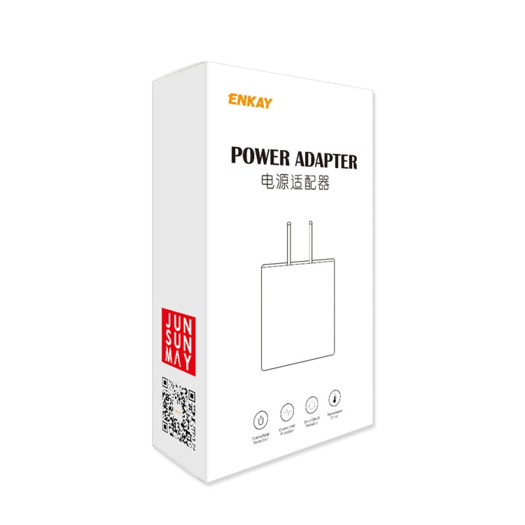 ENKAY Hat-Prince U008-1 10.5W 2.1A Dual USB Fast Charging Travel Charger Power Adapter, US Plug - Mobile Accessories by ENKAY | Online Shopping UK | buy2fix