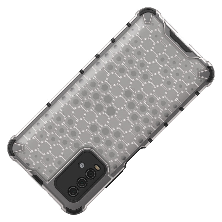 For Xiaomi Redmi 9T  Shockproof Honeycomb PC + TPU Case(White) - Xiaomi Accessories by buy2fix | Online Shopping UK | buy2fix