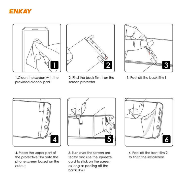 For Samsung Galaxy S21 Ultra 5G 2 PCS ENKAY Hat-Prince 0.1mm 3D Full Screen Protector Explosion-proof Hydrogel Film - Mobile Accessories by ENKAY | Online Shopping UK | buy2fix