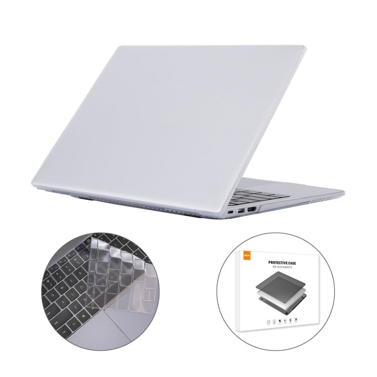 ENKAY for Huawei MateBook D 14  / Honor MagicBook 14 US Version 2 in 1 Crystal Protective Case with TPU Keyboard Film(Transparent) - Computer & Networking by ENKAY | Online Shopping UK | buy2fix
