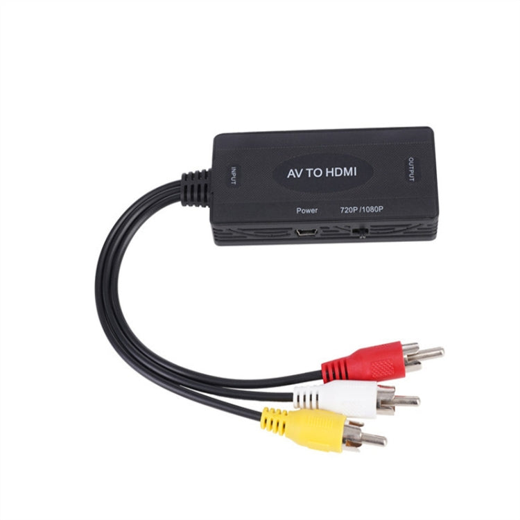 AV to HDMI Converter 3 CVBS RCA Adapter, Supports PAL NTSC 1080P -  by buy2fix | Online Shopping UK | buy2fix