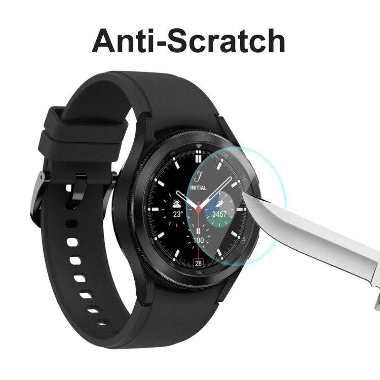 10 PCS For Samsung Galaxy Watch4 Classic 46mm ENKAY Hat-Prince 0.2mm 9H 2.15D Curved Edge Tempered Glass Screen Protector Watch Film - Screen Protector by ENKAY | Online Shopping UK | buy2fix