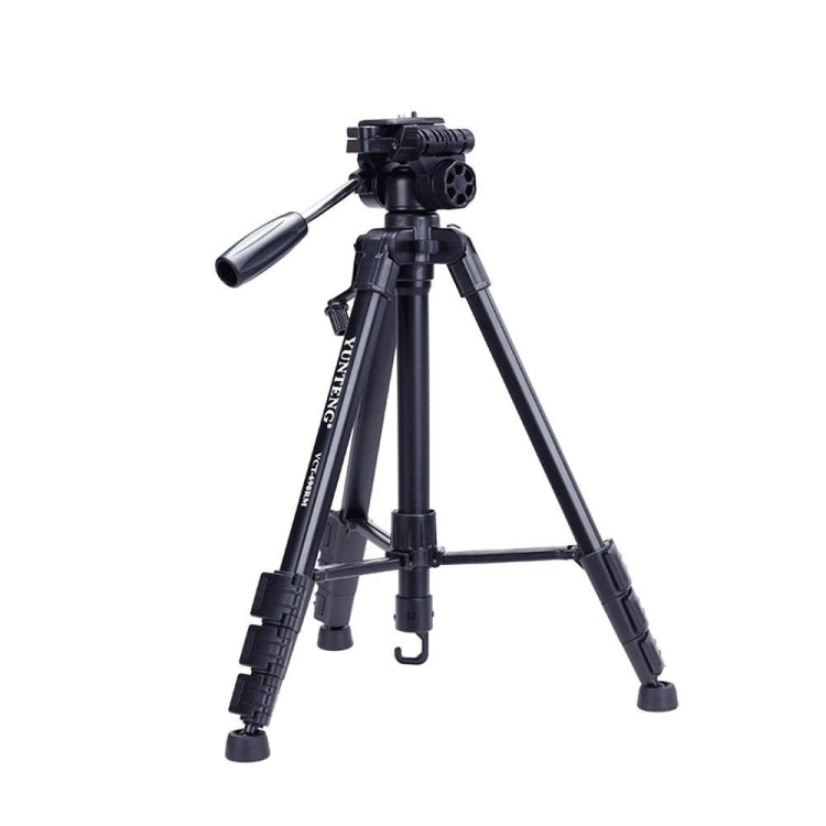 YUNTENG VCT-690 Aluminum Tripod Mount with Fluid Drag Head - Tripods by YUNTENG | Online Shopping UK | buy2fix