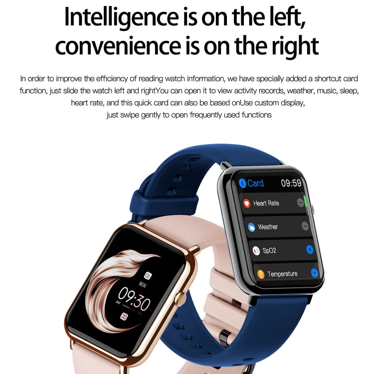 Q19 Pro IP67 Waterproof 1.69 inch Smartwatch(Silver) - Smart Wear by buy2fix | Online Shopping UK | buy2fix
