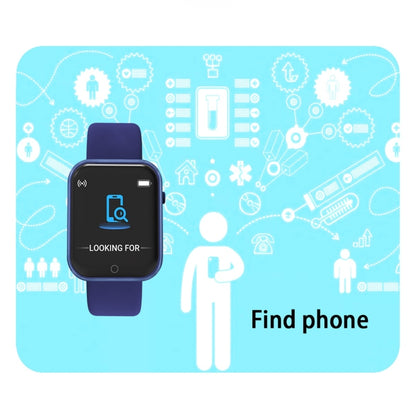 D20L 1.3 inch IP67 Waterproof Color Screen Smart Watch(Light Blue) - Smart Wear by buy2fix | Online Shopping UK | buy2fix