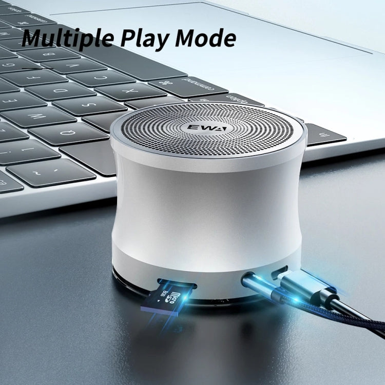 EWA A109+ TWS Stereo Portable Metal Bluetooth Speaker(Red) - Mini Speaker by EWA | Online Shopping UK | buy2fix