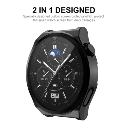 For Huawei Watch GT 3 Pro 46mm ENKAY Full Coverage Electroplated Soft TPU Case with Screen Protection(Golden) - Watch Cases by ENKAY | Online Shopping UK | buy2fix