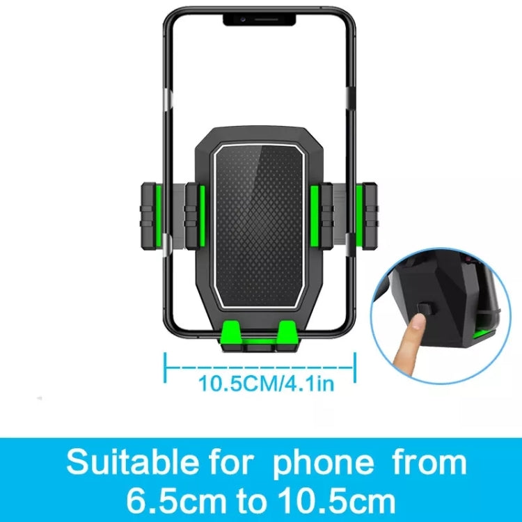 D001 Mount For Truck Excavator Forklift Long Arm Sturdy Cell Phone Holder - In Car by buy2fix | Online Shopping UK | buy2fix