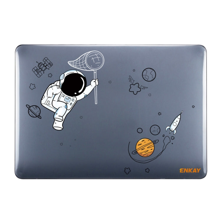 For MacBook Pro 13.3 A1706/A1989/A2159 ENKAY Hat-Prince 3 in 1 Spaceman Pattern Laotop Protective Crystal Case with TPU Keyboard Film / Anti-dust Plugs, Version:US(Spaceman No.2) - MacBook Pro Cases by ENKAY | Online Shopping UK | buy2fix