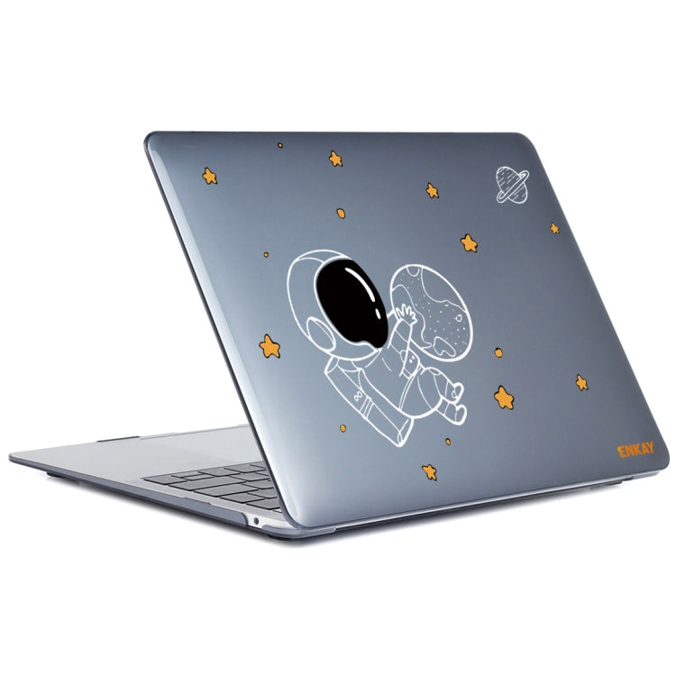 For MacBook Air 13.3 2018 A1932 ENKAY Hat-Prince 3 in 1 Spaceman Pattern Laotop Protective Crystal Case with TPU Keyboard Film / Anti-dust Plugs, Version:US(Spaceman No.5) - MacBook Air Cases by ENKAY | Online Shopping UK | buy2fix