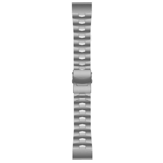 For Garmin Fenix 6 Sapphire GPS 22mm Titanium Alloy Quick Release Watch Band(Titanium Gray) - Watch Bands by buy2fix | Online Shopping UK | buy2fix