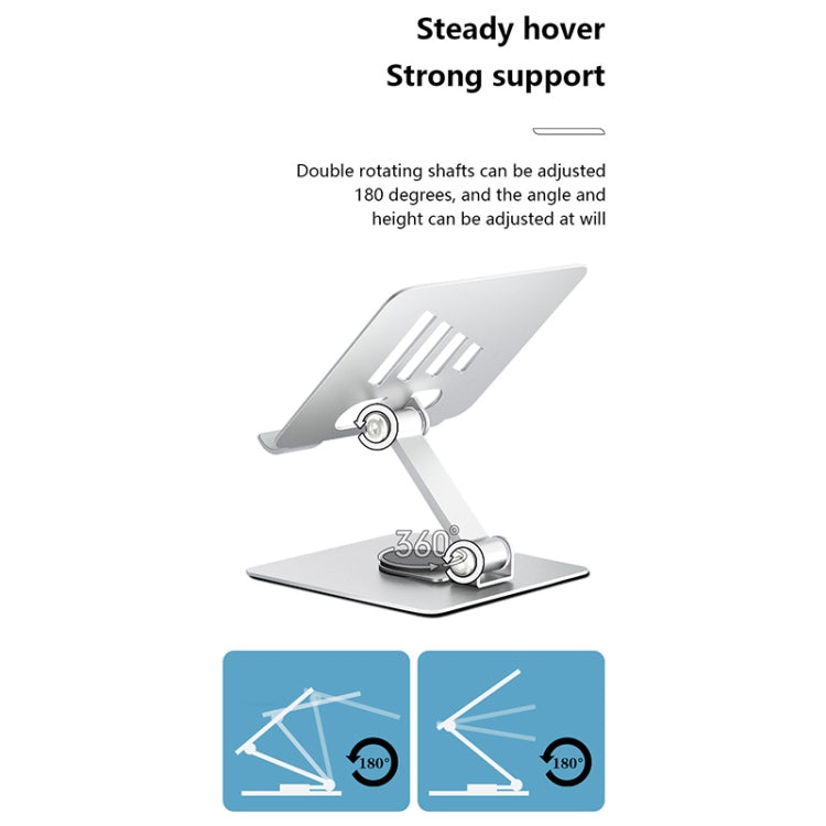 JUNSUNMAY 360 Degree Rotating Foldable Height Angle Adjustable Phone Tablet Holder(Style B) - Desktop Holder by JUNSUNMAY | Online Shopping UK | buy2fix