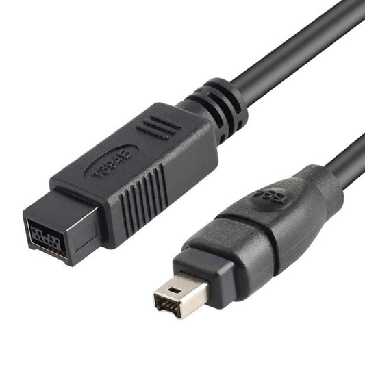 JUNSUNMAY FireWire High Speed Premium DV 800 9 Pin Male To FireWire 400 4 Pin Male IEEE 1394 Cable, Length:3m - 1394 Series by JUNSUNMAY | Online Shopping UK | buy2fix